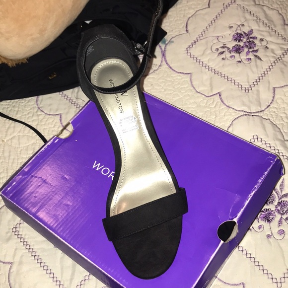 🖤Black block high heels 🖤 - Picture 3 of 5